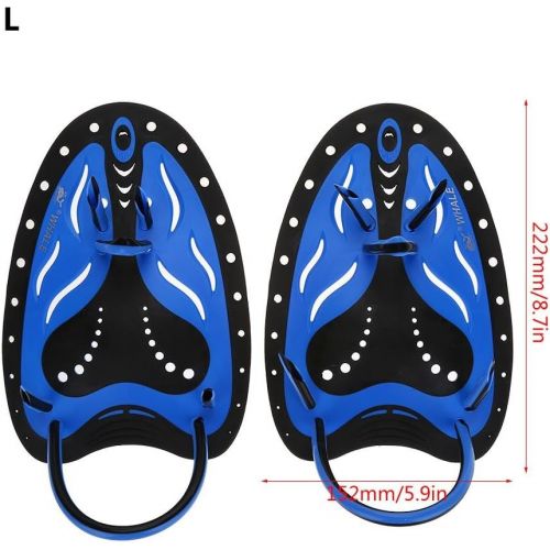  Alomejor Schwimmen Hand Flossen, Paddles, Tauchen gewebter Training Fin Scuba Equipment