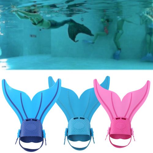  Alomejor Meerjungfrau Schwimmen Flosse Einstellbare Unisex Durable Tauchen Schwimmen Fuss Flipper Schwimmen Trainingsgeraete