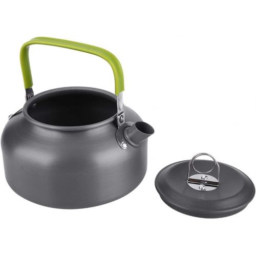  [아마존베스트]Alomejor Camping Kettle Camp Camping Coffe Pot 800ML Portable Aluminium Alloy Tea Pot for Outdoor Hiking Travel Picnic BBQ