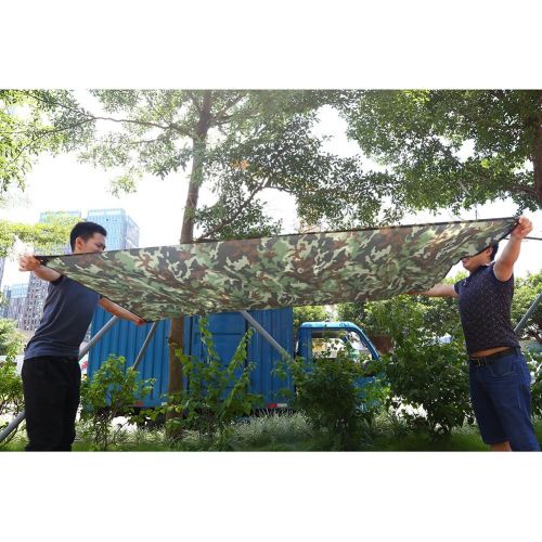  Alomejor Tent Tarp Rainproof Portable Camouflage Tent Tarp Sheet Camping Shelter for for Outdoor Hiking Hunting