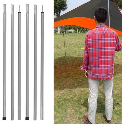  Alomejor Tent Poles Tent Support Rod Telescoping Tarp Poles Upright Supporting Pole for Fly TentTarps Camping Tent