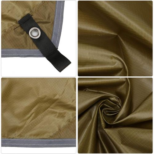  Alomejor Camping Tarp Shelter Hammock Camping Tarp, Rain Fly Tent Footprint Shelter Canopy Sunshade Cloth Awning for Camping Hiking