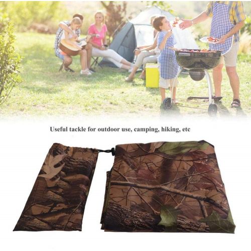  Alomejor Tent Tarp Waterproof Camo Tent Tarp Sheet Waterproof Camping Shelter for Camping Outdoor Travel(22m)