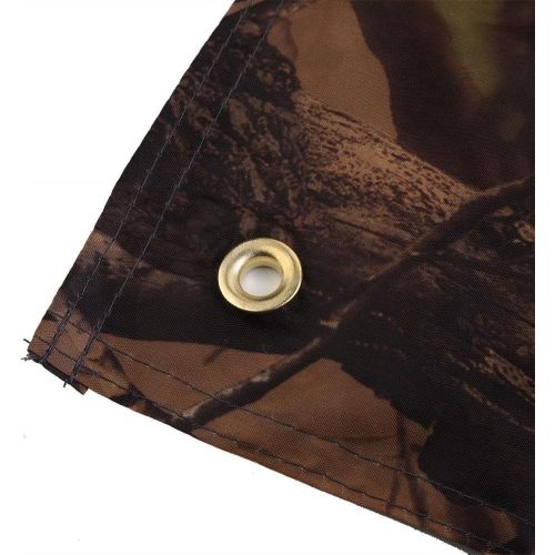  Alomejor Tent Tarp Waterproof Camo Tent Tarp Sheet Waterproof Camping Shelter for Camping Outdoor Travel(22m)