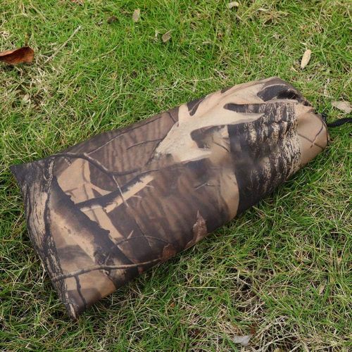  Alomejor Tent Tarp Waterproof Camo Tent Tarp Sheet Waterproof Camping Shelter for Camping Outdoor Travel(22m)