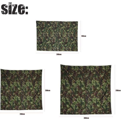  Alomejor Waterproof Camping Ultralight Tent Tarp Multifunctional Camouflage Footprint Ground Sheet Mat for Ourdoor Picnic Blanket