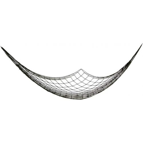  Alomejor Hammock Portable Strong Nylon Mesh Rope Camping Hammock Net Hanging Nets with Storage Bag for Hiking Outdoor Travel Sports Beach Yard