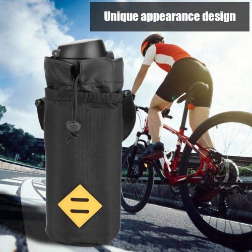  Alomejor Bicycle Water Bottle Holder Bag Portable Kettle Cage Great for Stainless Steel and Plastic Bottles, Sport and Energy Drinks