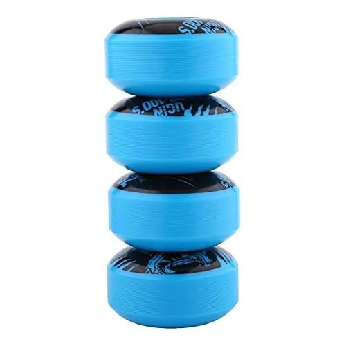  Alomejor 4 Pcs/se Skateboard Wheels Outdoor Classic 52mm x 30mm PU Cruiser Longboard Replacement Wheel Set