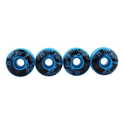  Alomejor 4 Pcs/se Skateboard Wheels Outdoor Classic 52mm x 30mm PU Cruiser Longboard Replacement Wheel Set