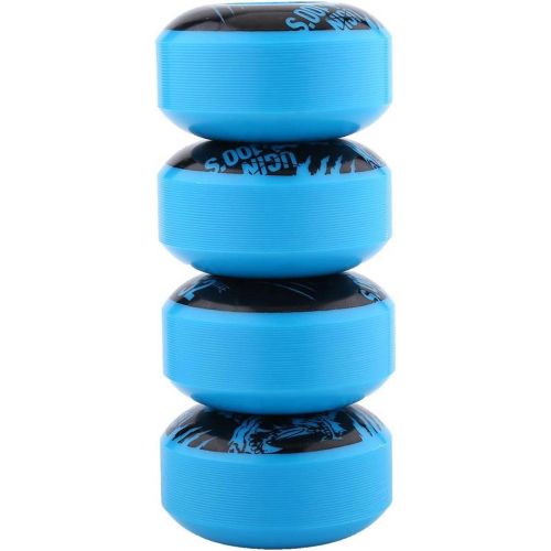  Alomejor 4 Pcs/se Skateboard Wheels Outdoor Classic 52mm x 30mm PU Cruiser Longboard Replacement Wheel Set