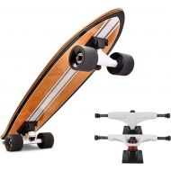 Alomejor 1 Pair Skateboard Truck 4 8 inch Long Board Independent Trucks for Mountain Skate Board Accessories White