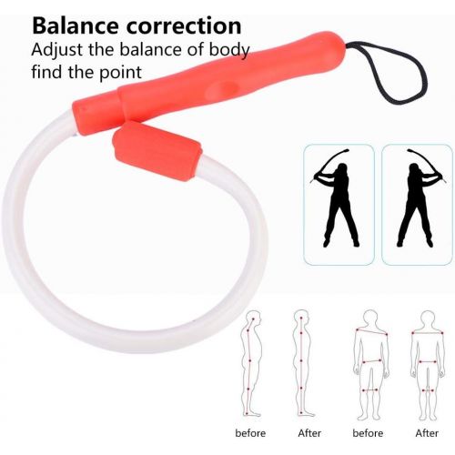  Alomejor Golf Swing Trainer Warm Up Tempo Grip Strength Golf Swing Trainer Alignment Guide Trainer 