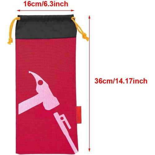  Alomejor Tent Peg Bag Camping Portable Tent Stakes Bag Hammer Nail Pouch for Hiking Camping Tent Hammers and Other Accessoris