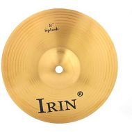 [아마존베스트]Alomejor Splash Cymbal 8 Inch IRIN Jazz Drum Brass Wipes Traditional Finish Brass for Drum Set