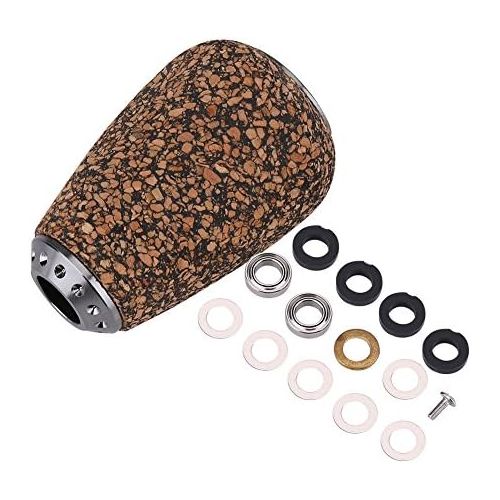  [아마존베스트]Alomejor Fishing Reel Knob Wood Cork Handle Knob Spare Parts for Baitcast/Daiwa/Spinning Fishing Reel Handle