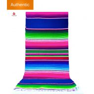 New | Alondras Imports (84 x 15) Elegantly Handwoven, Genuine Serape Table Runner (Mexican...