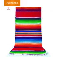 New | Alondras Imports (84 x 15) Elegantly Handwoven, Genuine Serape Table Runner (Mexican...