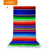 New | Alondras Imports (TM) (84 x 15) Elegantly Handwoven, Genuine Serape Table...