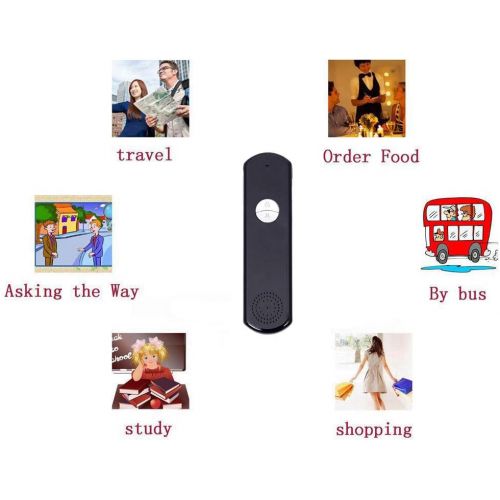  [아마존베스트]Alopoon Instant Language Translator,English Spanish Translator,Two Way Smart Language Translator Device,Electronic Voice Pocket Translator Supports 52 Languages for Meeting Learning Travel