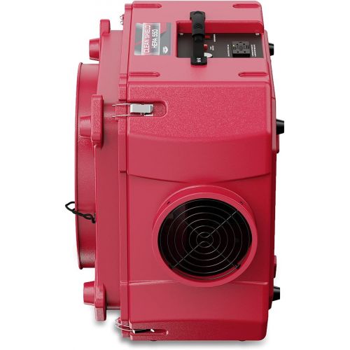  ALORAIR 4 Pack CleanShield HEPA 550 Industrial Commercial HEPA Air Scrubber, cETL Listed, GFCI Outlet, 10 Years Warranty, Red