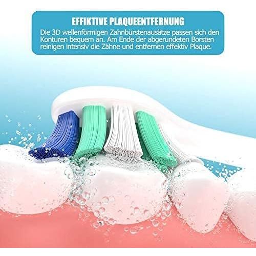  ITECHNIK Alotuk Replacement Brushes Compatible with Sonicare Electric Toothbrush Attachment, ProResults HX9024/23, Pack of 12 (White)