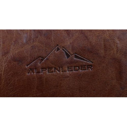  Toiletry BagLAGO DI COMO | Made Of Buffalo Leather | Men Women Brown | By Alpenleder (Cognac)