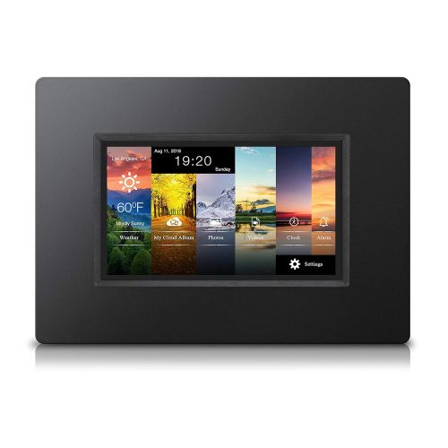  Alpha Digital 7 inch Cloud Frame- innovated APP Design, Best, iPhone & Android app, 1024x600 Hi-Res Screen, 20GB Free Cloud Storage, 8GB Internal Memory, Mobile Phone Operate Frame