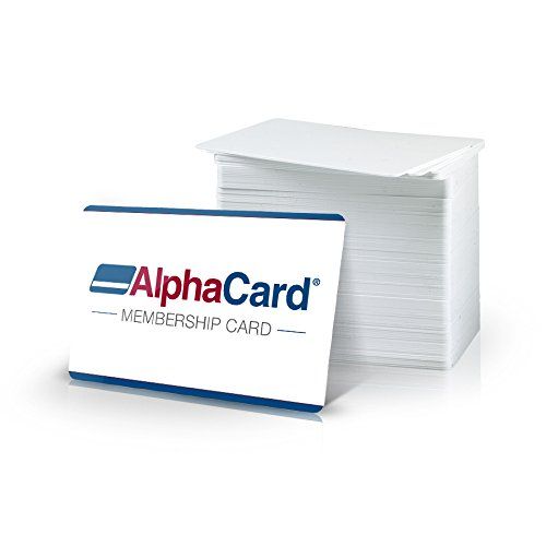  Datacard 500 Print YMCKT Ribbon with 1 isopropanol cleaning card & 1 adhesive cleaning sleeve (534000-003) and 500 AlphaCard Premium Blank PVC Cards Bundle
