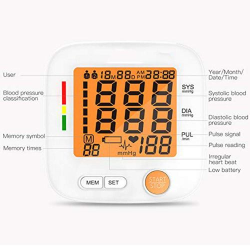  AlphaMed Blood Pressure Monitor Upper Arm, Automatic Blood Pressure Monitor Large Cuff, Digital Bp Cuff...