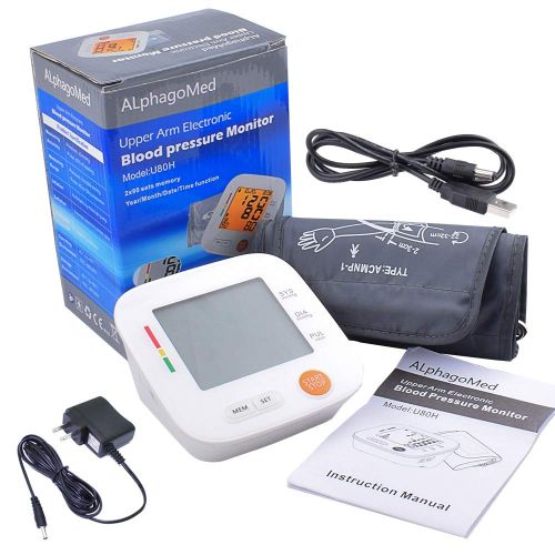  AlphaMed Blood Pressure Monitor Upper Arm, Automatic Blood Pressure Monitor Large Cuff, Digital Bp Cuff...