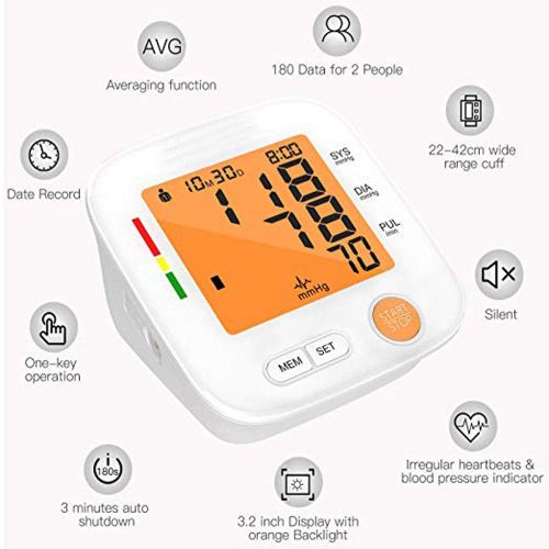  AlphaMed Blood Pressure Monitor Upper Arm, Automatic Blood Pressure Monitor Large Cuff, Digital Bp Cuff...