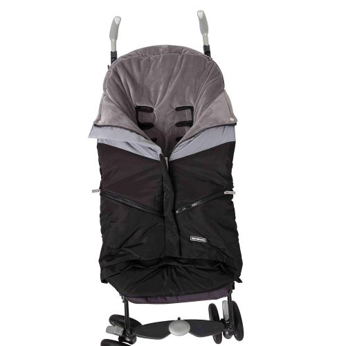  [아마존베스트]Alphabetz Universal Baby Stroller Sleeping Bag Footmuff, Black/Grey