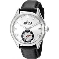 Alpina Mens AL-285S5AQ6 Horological Smart Analog Display Swiss Quartz Black Watch