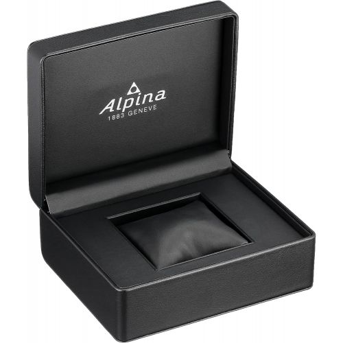  Alpina Mens Horological Smart Watch Quartz Stainless Steel and Rubber, Color:Blue (Model: AL-282LNN4V6)