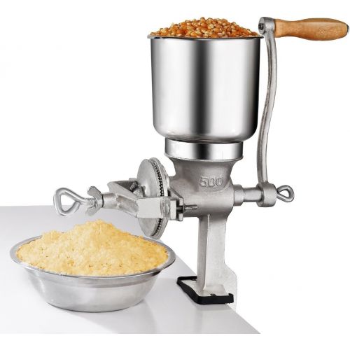  [아마존베스트]COLIBROX Premium Quality Cast Iron Hand Crank Manual Corn Grinder For Wheat Grains coffee Nut Mill Tall