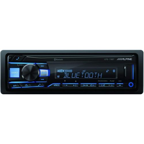  Alpine UTE-73BT Advanced Bluetooth Mech-Less Digital Media Receiver (Does not Play CDs)