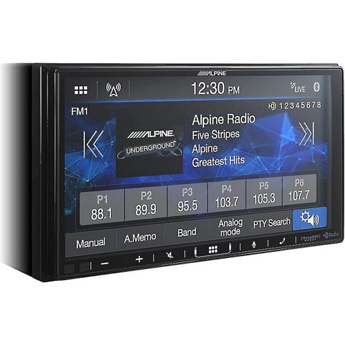  Alpine iLX-407Shallow Chassis 7 Inch Multimedia Receiver with Apple Carplay