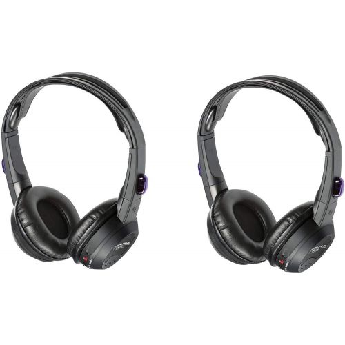  Alpine Single Source Wireless Automotive Infrared Stereo Headphones (2 Pack)