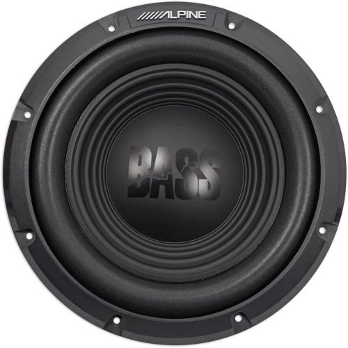  Alpine W12S4 12-inch Single 4 Ohm Subwoofer Bundle