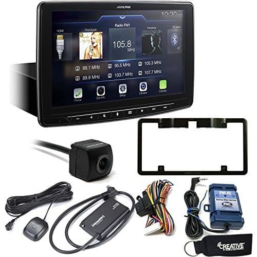  Alpine iLX-F309 HALO9 Receiver w 9-inch Screen, Single-DIN, Includes SWI-RC, SiriusXM Tuner & Alpine Backup Cam