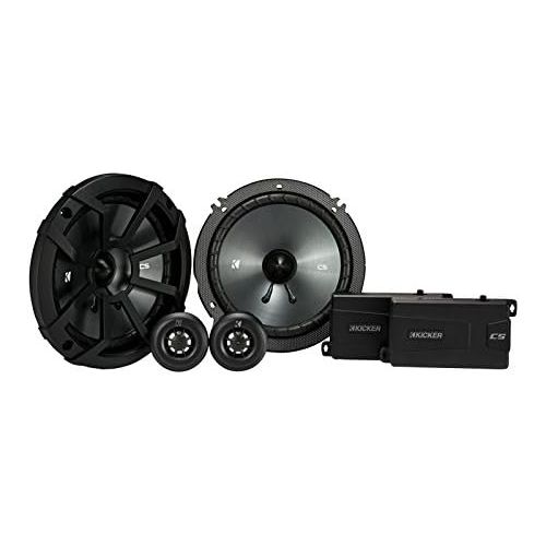  Alpine UTE-73BT Bluetooth Receiver (No CD), a Pair of Kicker 43CSS654 6.5 Components, and 43CSC654 6.5 Speakers