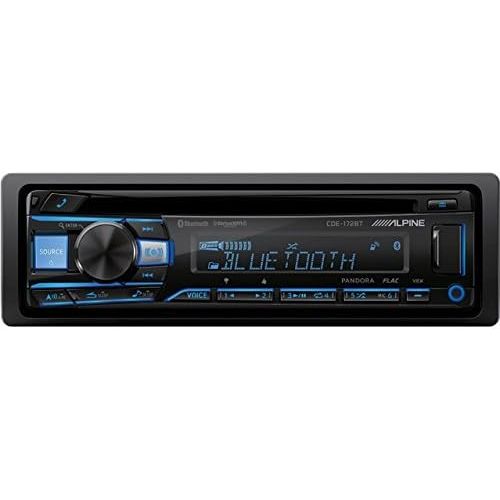  Alpine CDE-172BT CD Receiver with Bluetooth, and Two Pairs of Kicker 43CSC654 6.5 Speakers