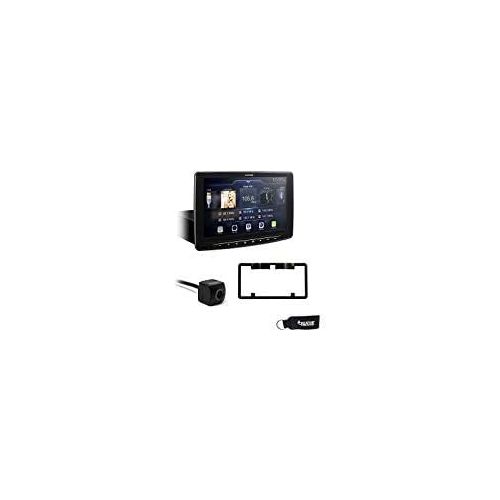  Alpine iLX-F309 HALO9 Receiver w 9-inch Touch Screen, Single-DIN Mounting, Includes Alpine Backup Cam & Plate Mount