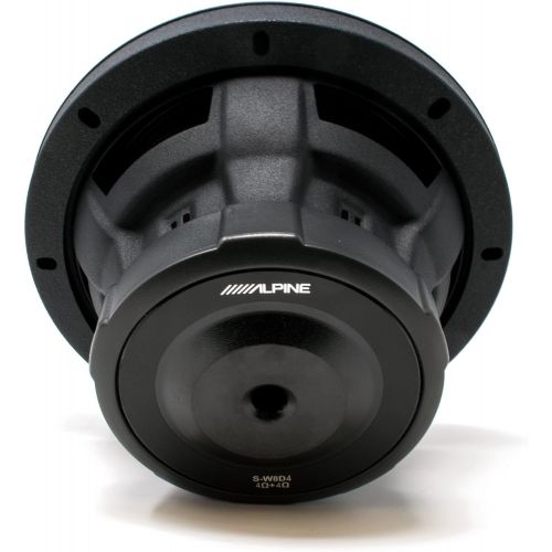  Alpine Subwoofer Package - Two S-W8D4 S-Series 8 Dual 4-Ohm Subwoofers
