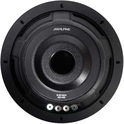  Alpine S-W10D4 S-Series 10 Dual 4-Ohm Subwoofer