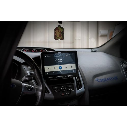  Alpine iLX-F309 HALO9 Receiver w 9-inch Touch Screen, Single-DIN, Includes Front & Rear Cameras + Camera Switcher