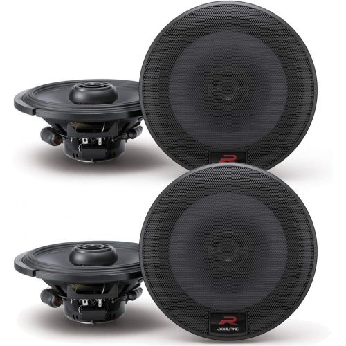  Alpine R-S65 Bundle - Two pairs of R-S65 6.5 Inch Coaxial 2-Way Speakers