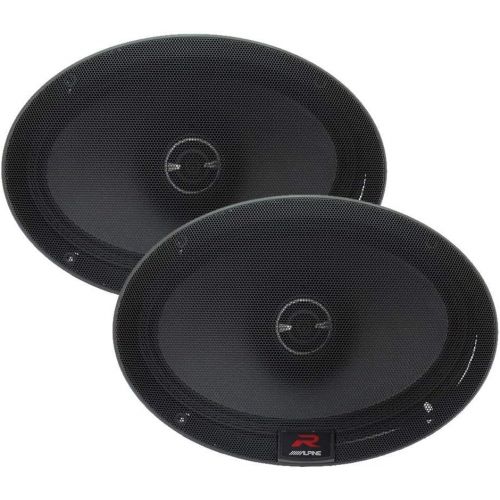  Alpine R-Series 6 x 9 Inch 300 Watt Component 2-Way Car Speakers, Pair | R-S69