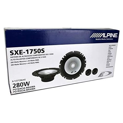  4 Alpine SXE-1750S 6.5 560W Car 2 Way Component Audio Speakers Stereo SXE1750S